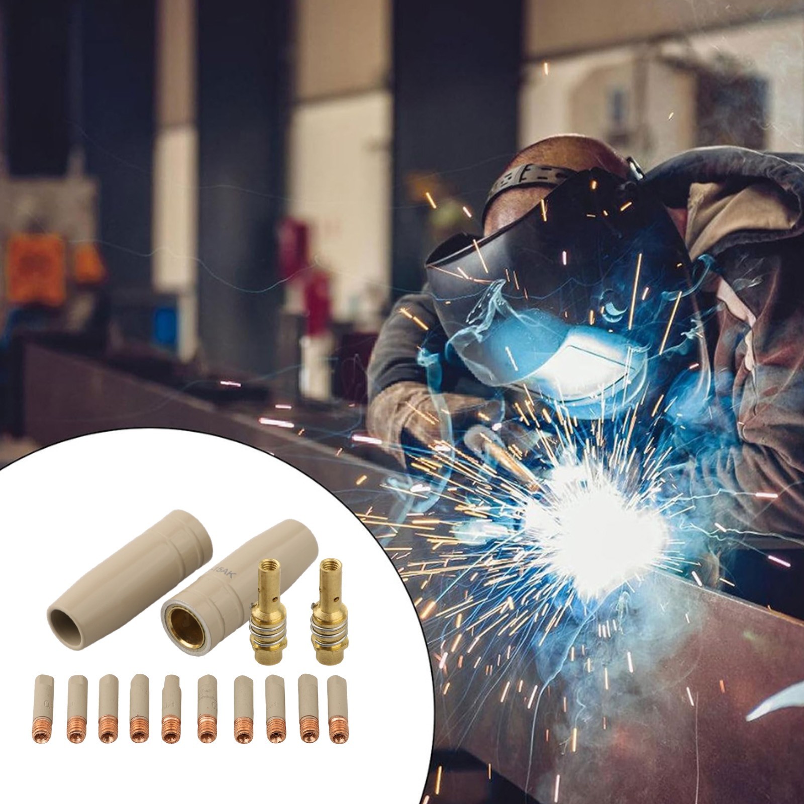Professional Quality 15AK Coating Protection Nozzle Set for Metalworkers