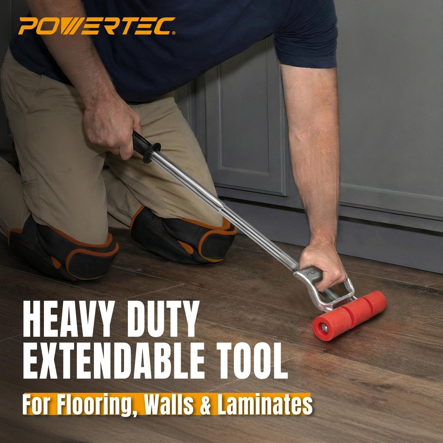 Heavy Duty Extendable Roller with Non-Slip Grip for Precision Rolling