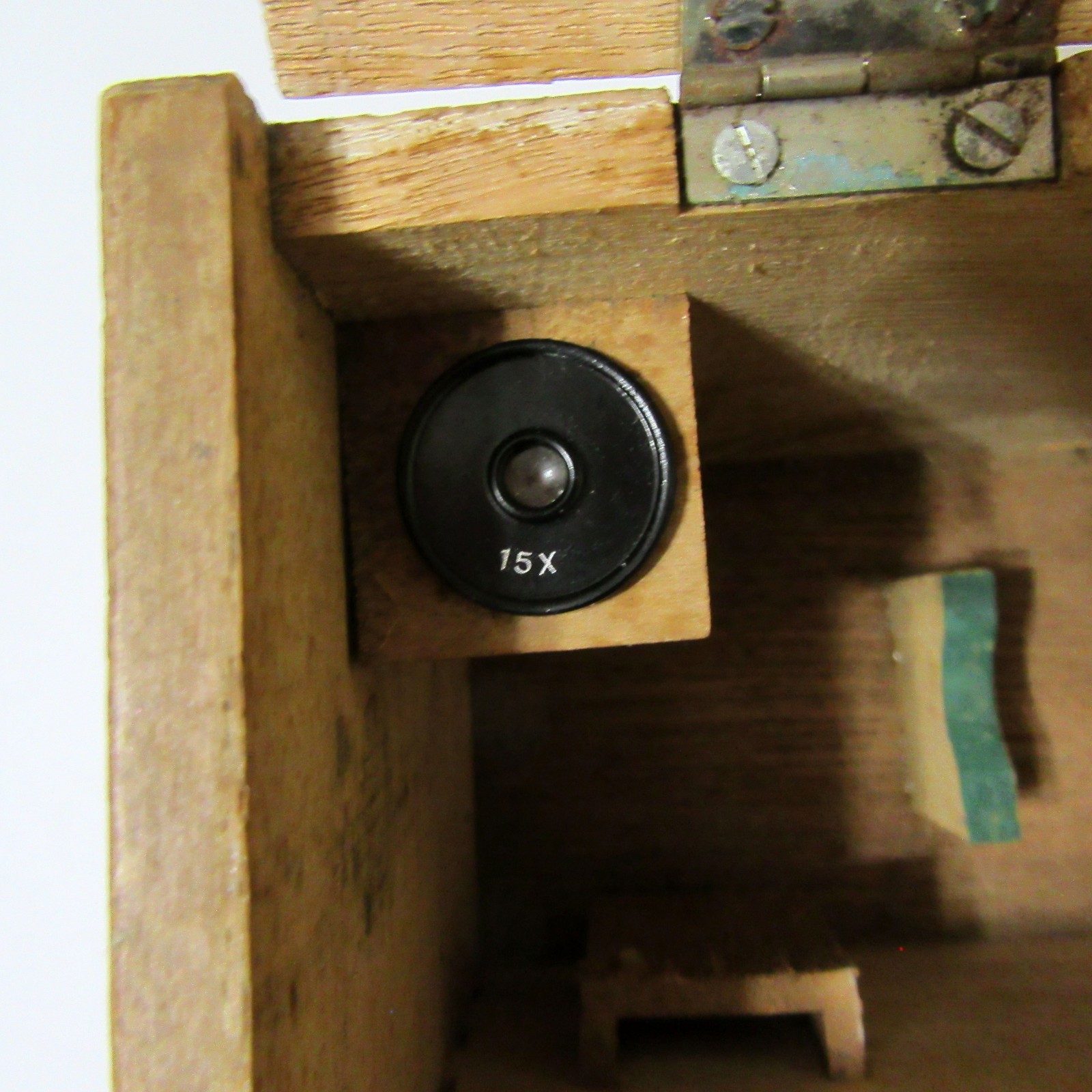 SENTINEL ® 80X 120X 200X 300X 400X 600X Microscope + 10X & 15X Eyepiece Wood Box