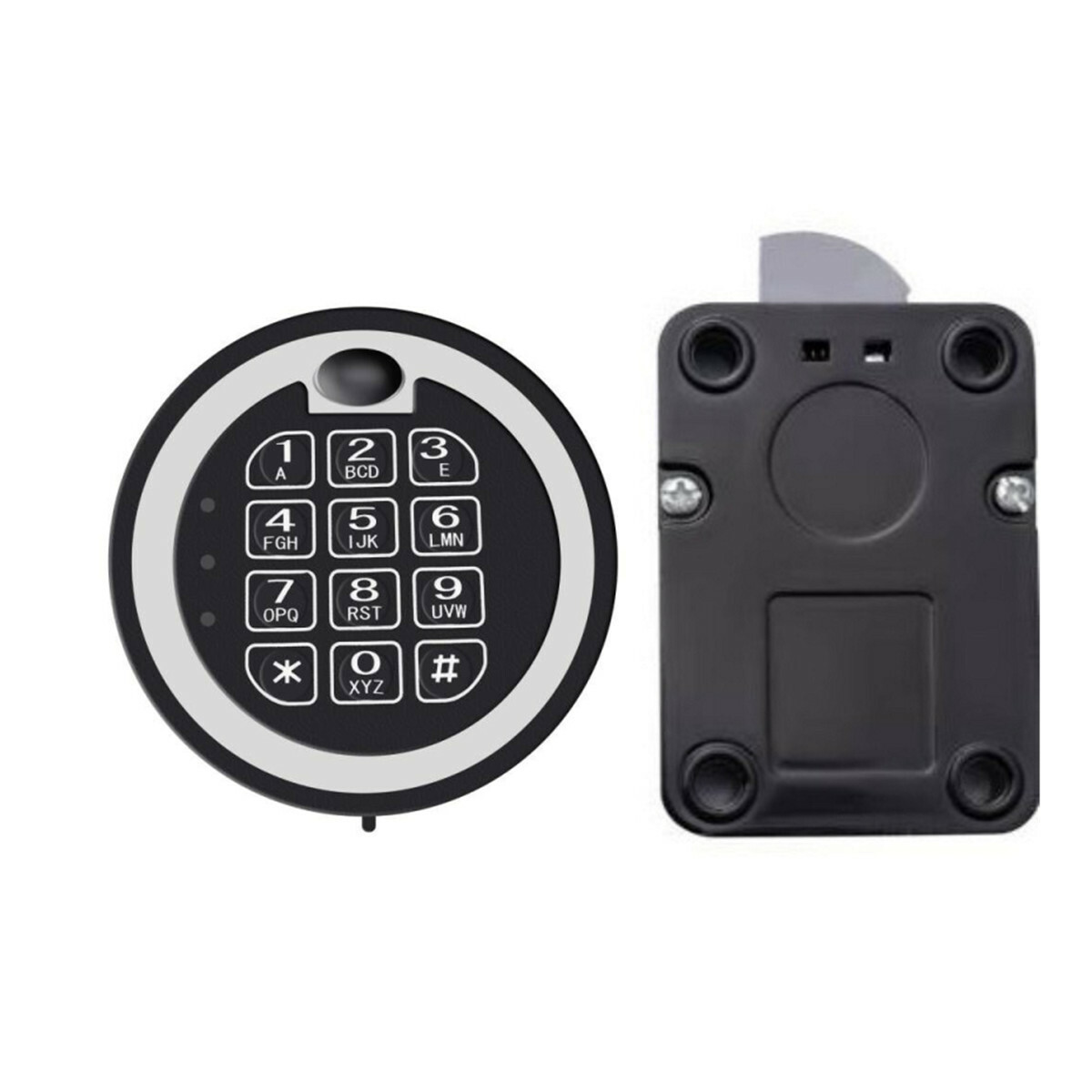 Replace Mesa MSL 500 Safe Lock Black Keypad Electronic Swing Bolt Safe Lock