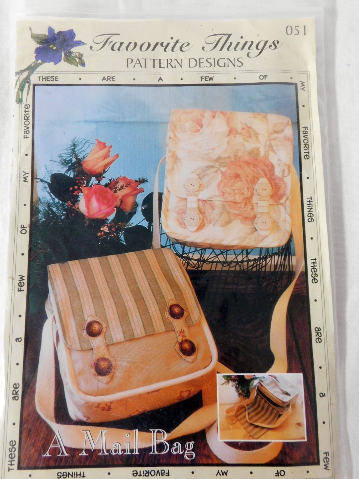 Favorite Things Pattern Designs A Mail Bag Pattern