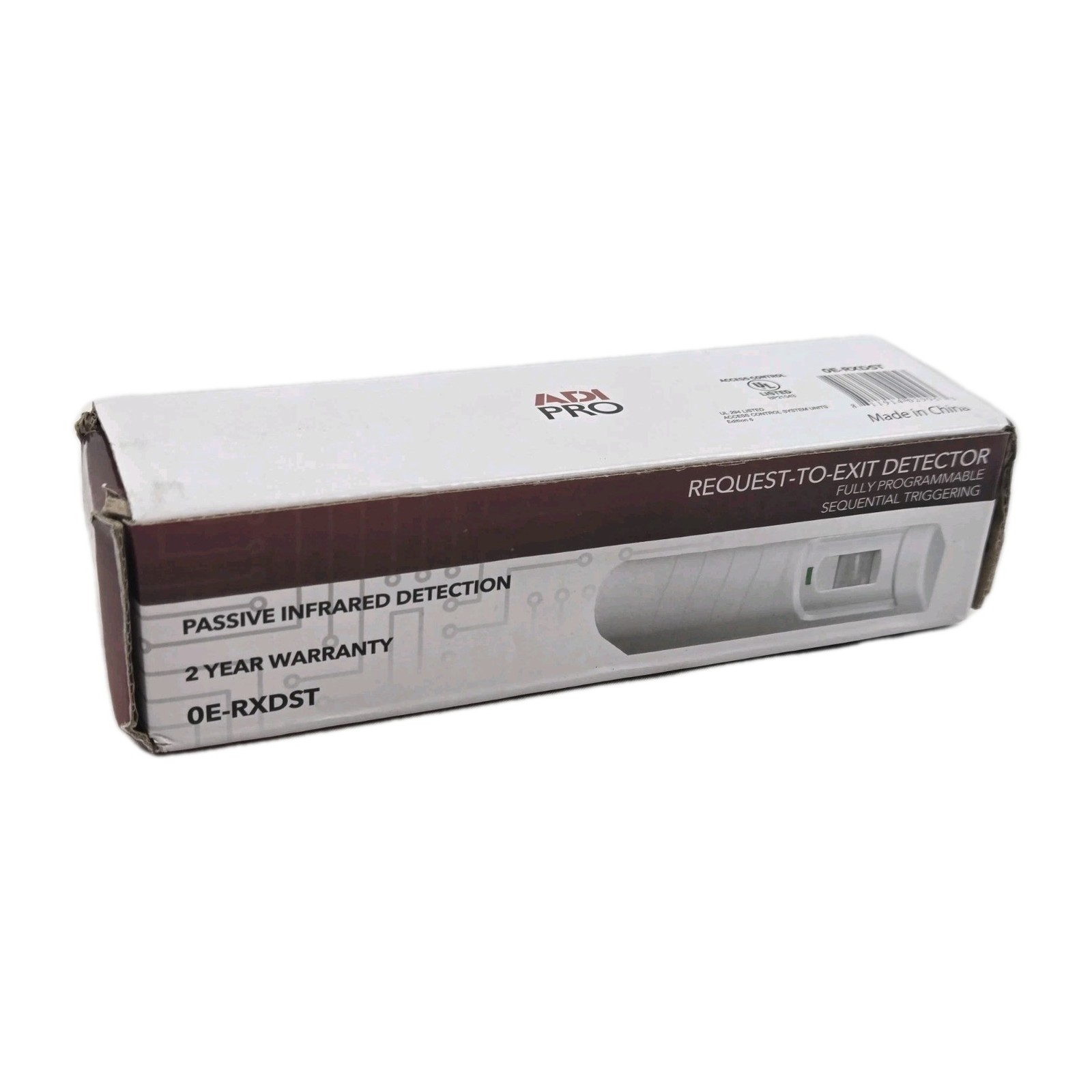 ADI PRO 0E-RXDST Request-to-Exit PIR Sensor with Sequential Triggering New