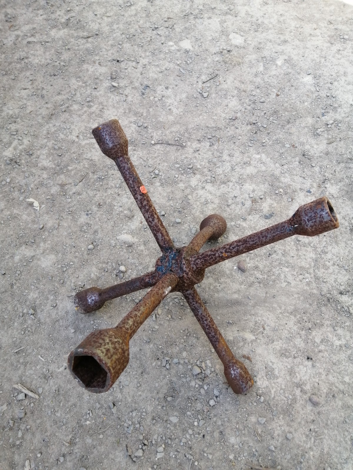British Army Vintage 6 Way Wheel Brace Spider Vehicle Mechanic Trucks Surplus