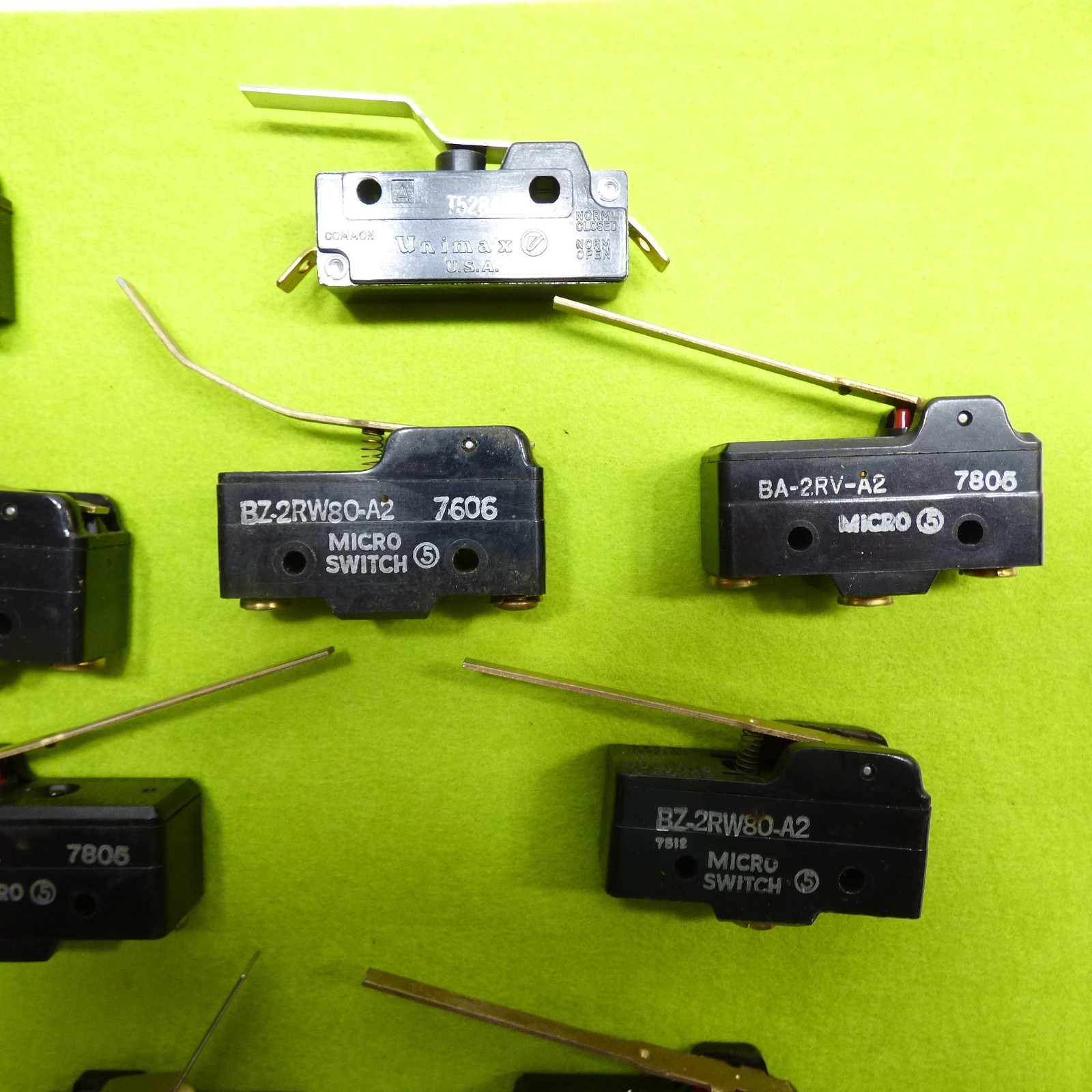 12 Micro switch lot lever action Honeywell Cherry Vnimax more microswitch