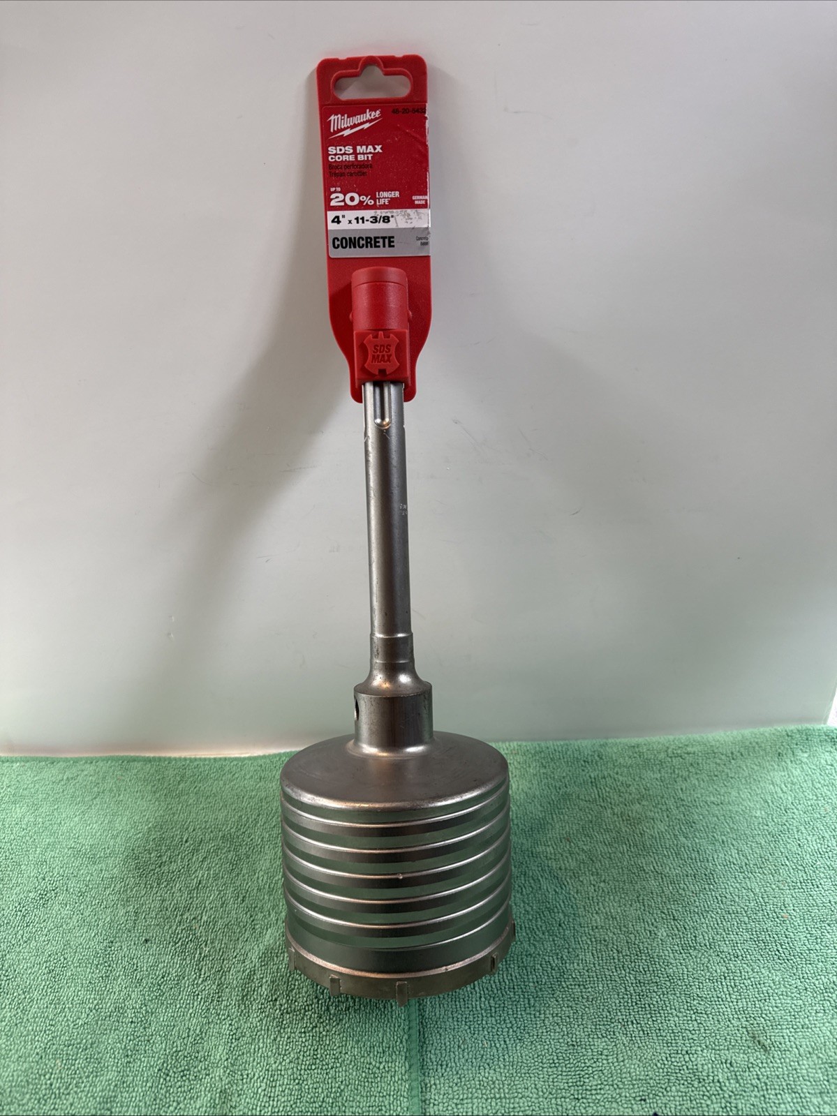 Milwaukee Tool 48-20-5432 4 In. X 11-3/8 In. One Piece Sds-Max Masonry Core Bit