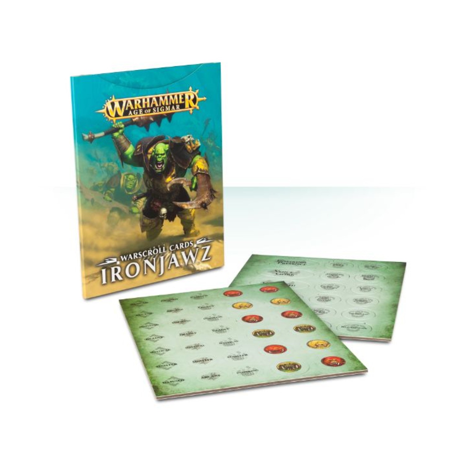 GW Age of Sigmar Orruk Warclans Warscroll Cards - Ironjawz EX