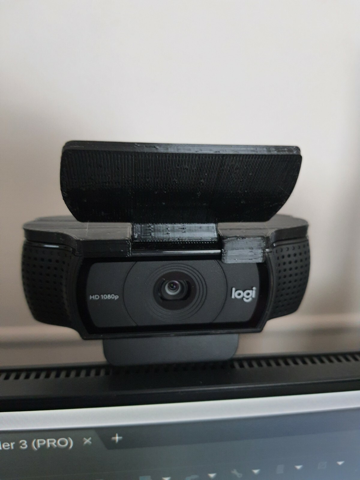 Privacy Cover for Logitech C920 C930e C922 Webcam BLACK