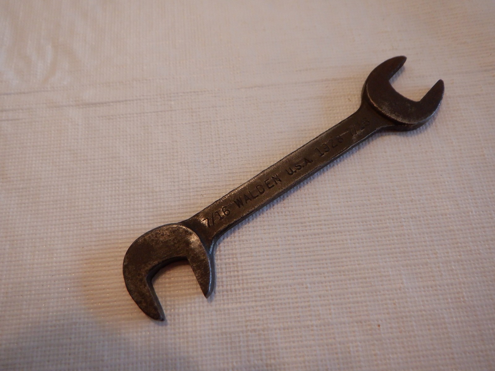 Walden 1928 7/16" Open End Wrench