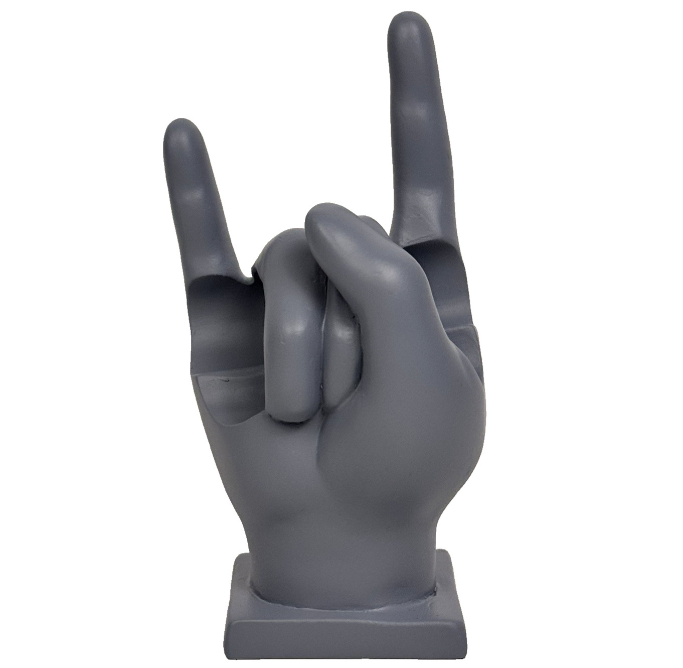 Drumstick Holder Stand Display Rock And Roll Hand Gray Resin Wall Mountable Gift