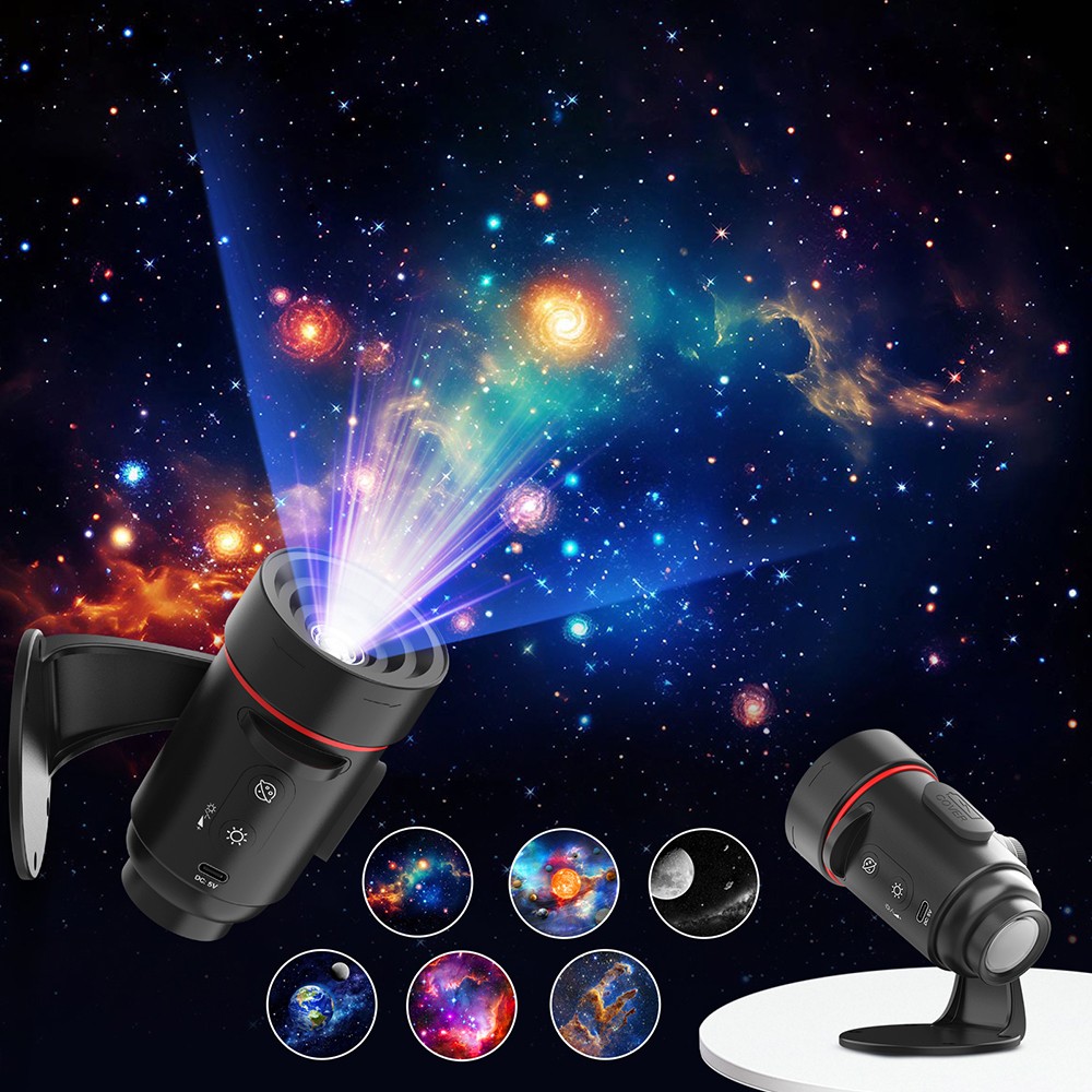 HD Galaxy Projector Planetarium Star Projector Moon Lamp Starry Sky Night Light