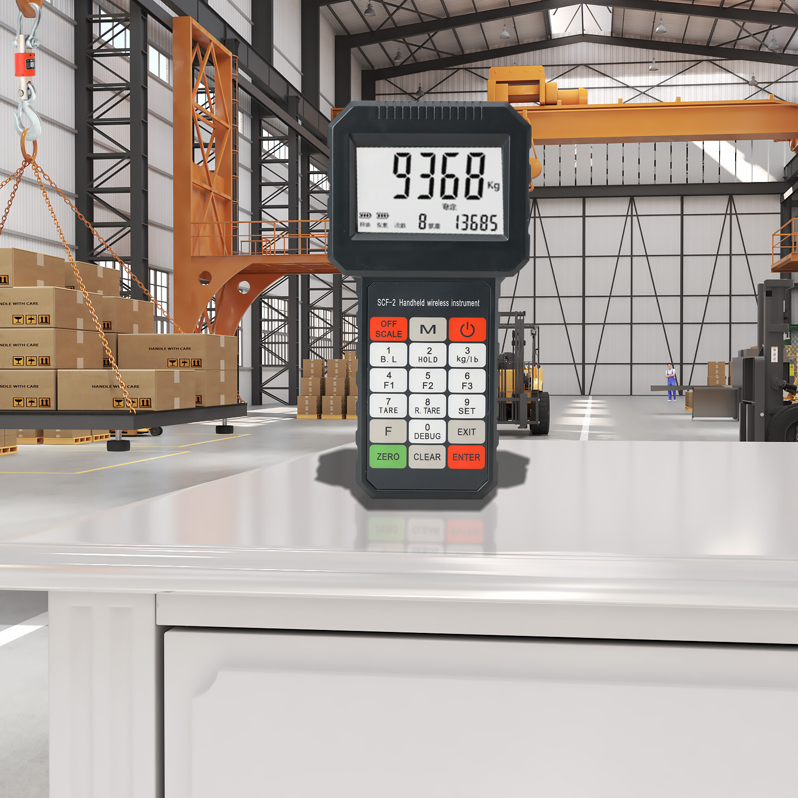 Wireless Remote Digital Electronic Hanging Crane Scale with Remote Control Hook