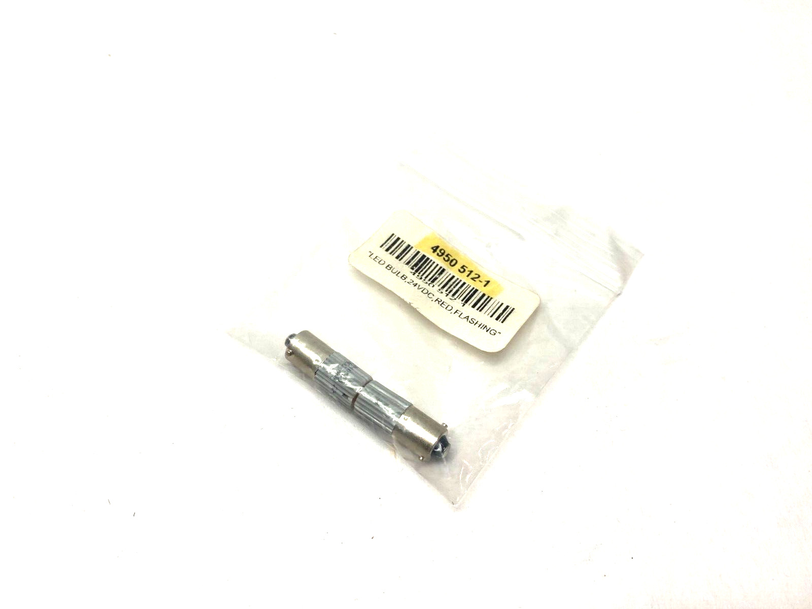 ABB 4950 512-1 Flashing LED Bulb Red 24VDC LOT OF 2