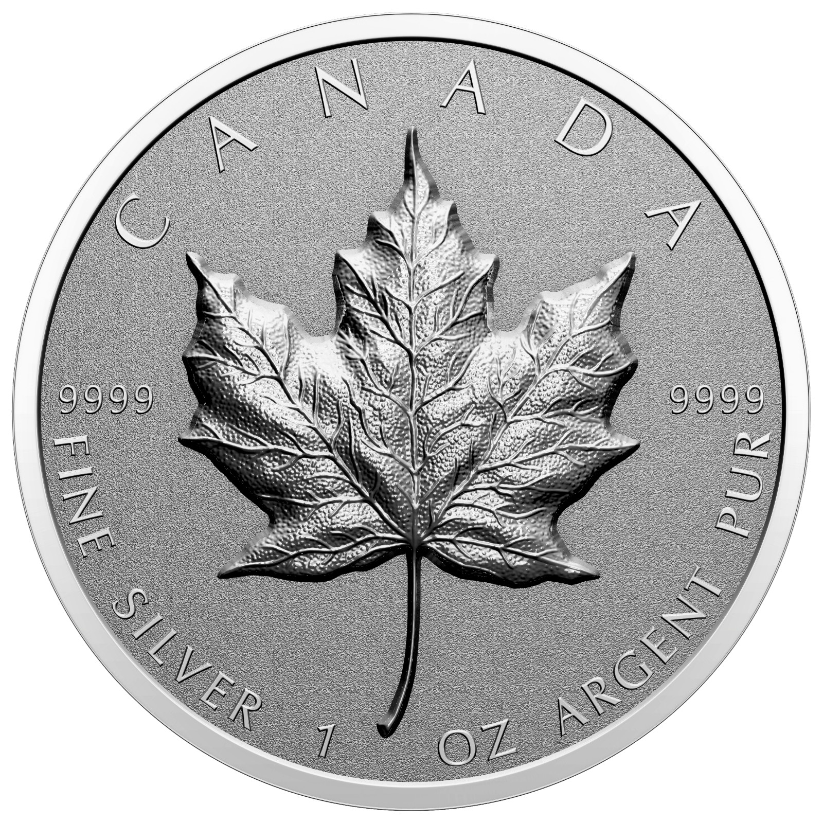 2022 Canada $20 Ultra-High Relief Maple Leaf - 1 oz Pure Silver Coin