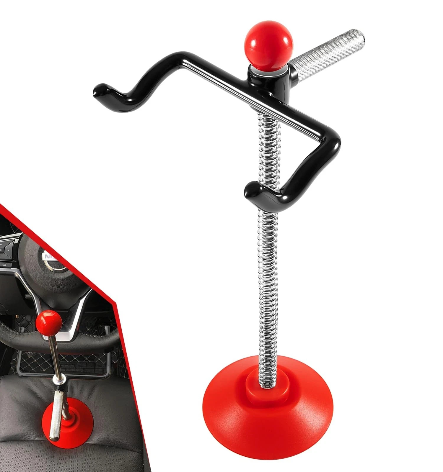 Steering Wheel Holder Stand Tool for Alignment, Adjustable Steering...