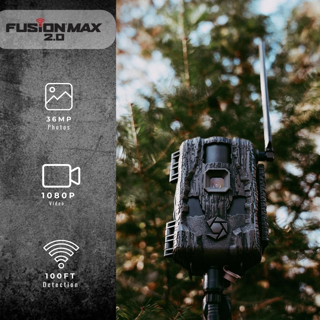 Stealth Cam Fusion MAX 2.0 / Cellular Camera / 36MP / 2 Pack