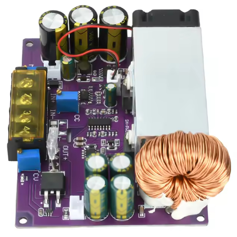2V-60V Adjustable Output Step Down Module 25A with Short Circuit Protection