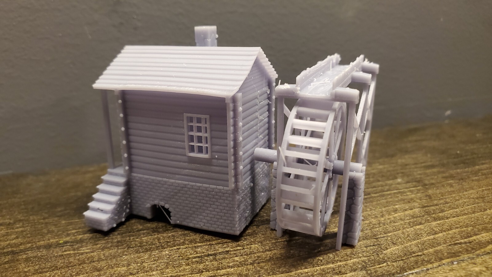 N scale building 1:160 watermill