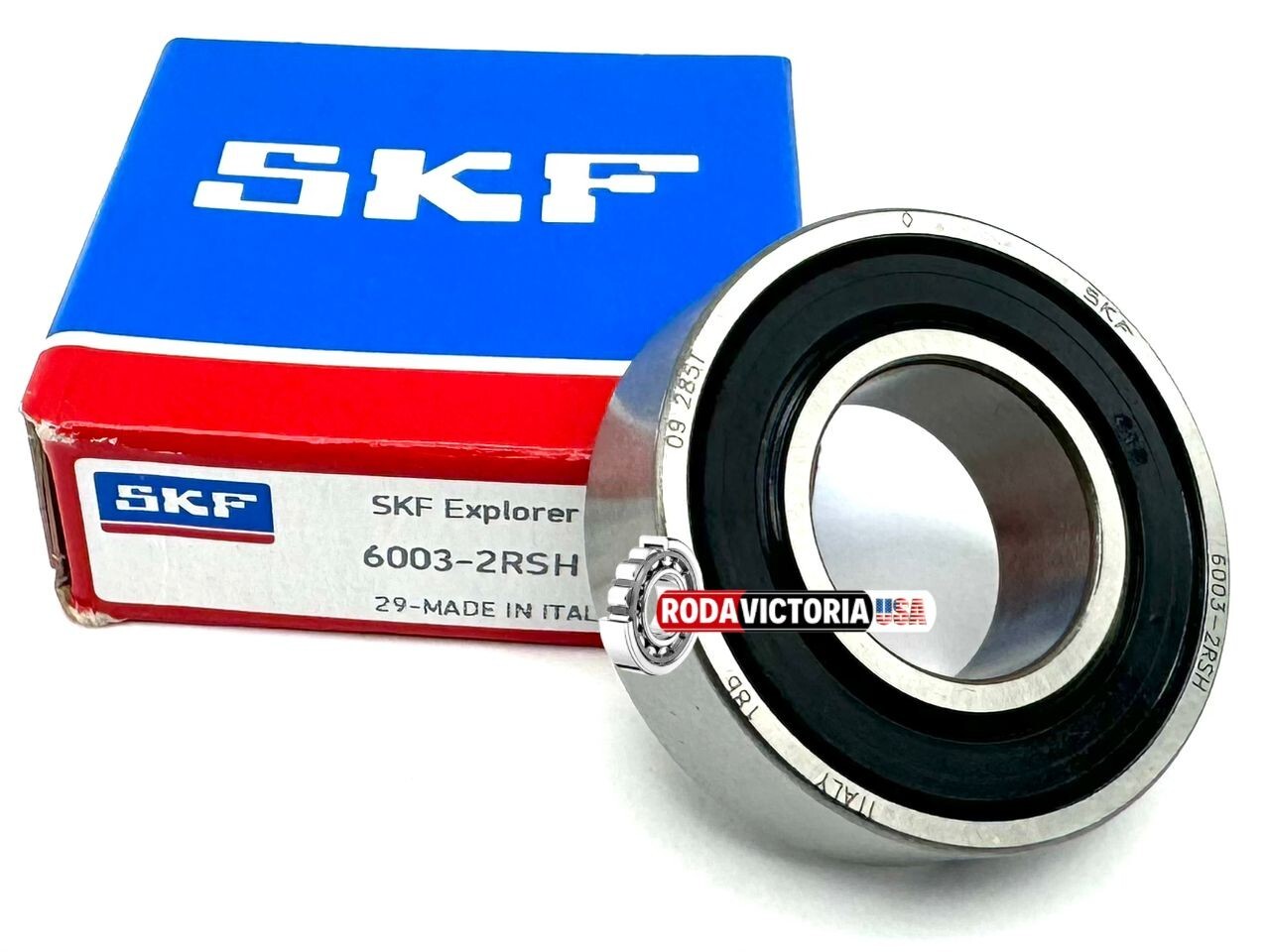 SKF 6003 2RSH C3 DEEP GROOVE BALL BEARING, RUBBER SEALED 2RS 17x35x10 mm