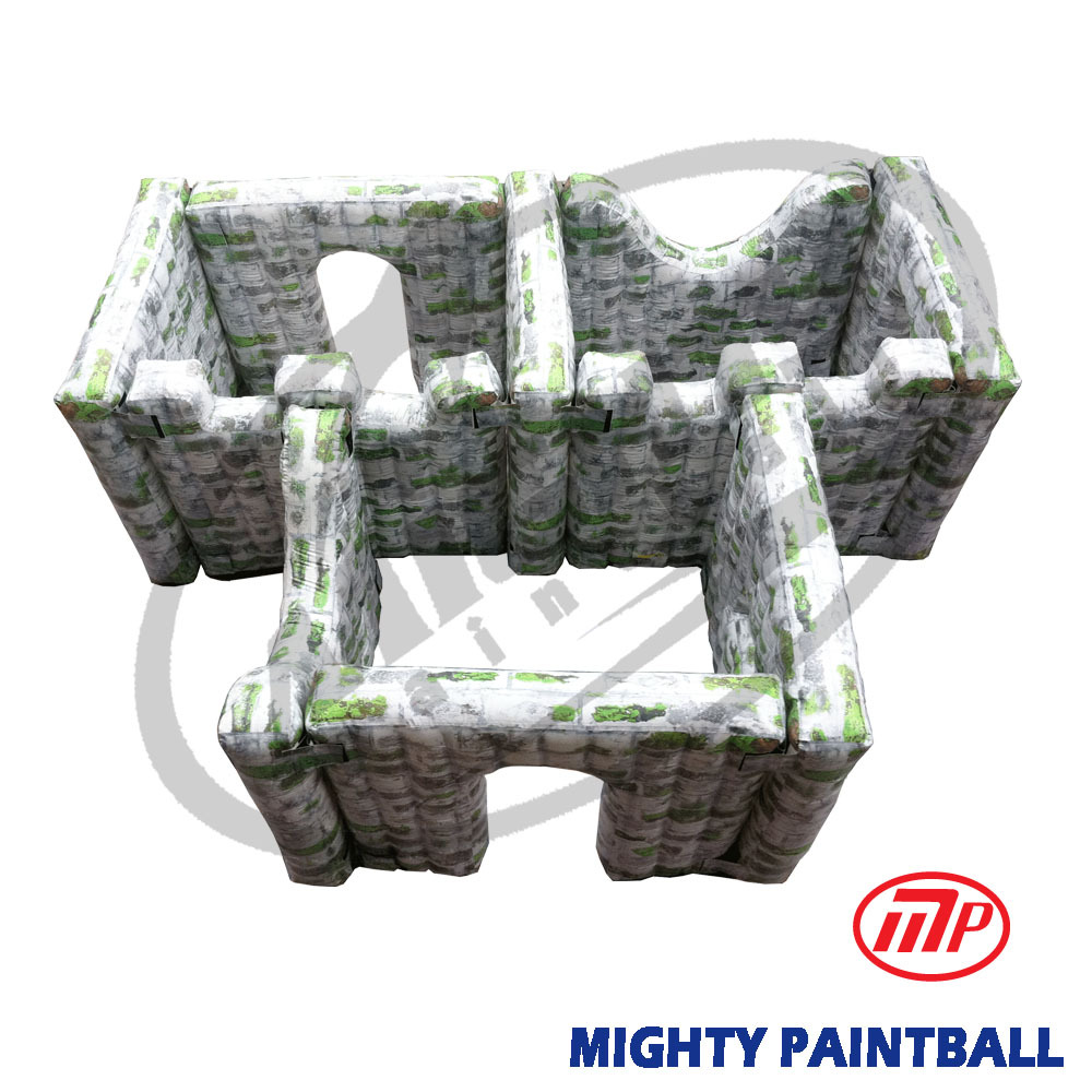 Mighty Paintball Air Bunker (Inflatable Bunker) - 3 Box Shape (MP-SB-WP03)