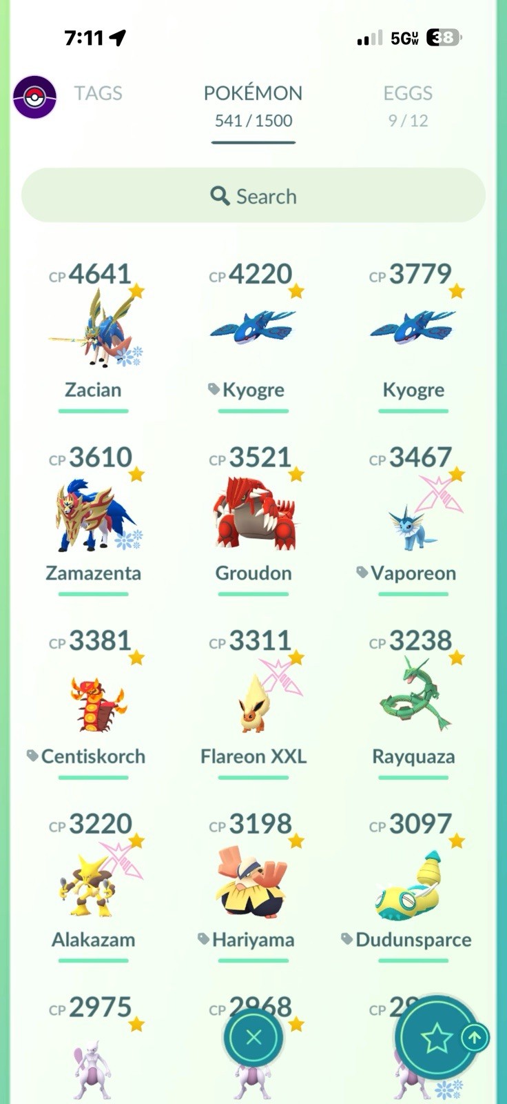 Pokémon GO Level 72 Game Account Legendary Shiny Pokémon ID DayWalker5150