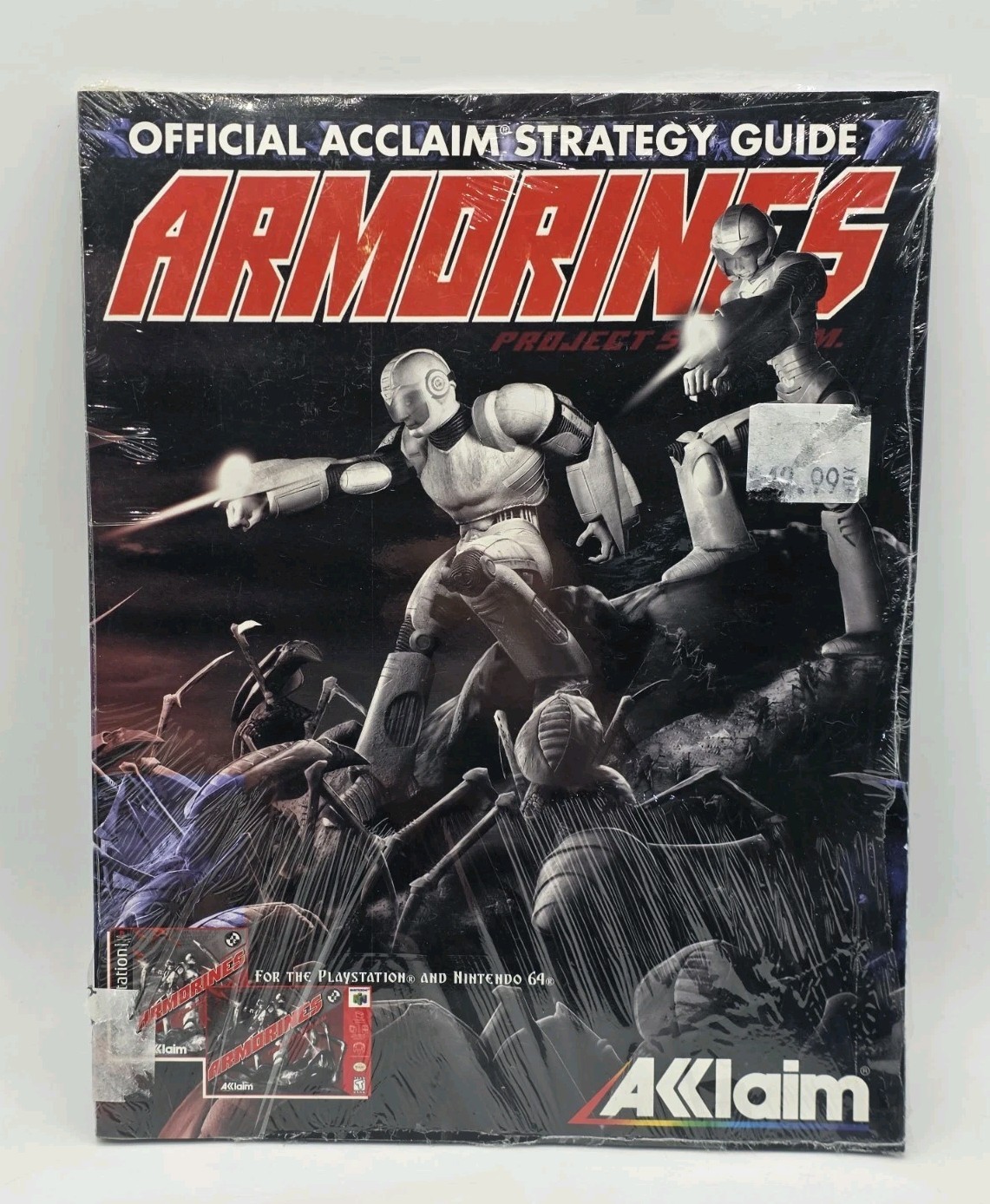 Official Acclaim Strategy Guide for Armorines Playstation & Nintendo 64 New