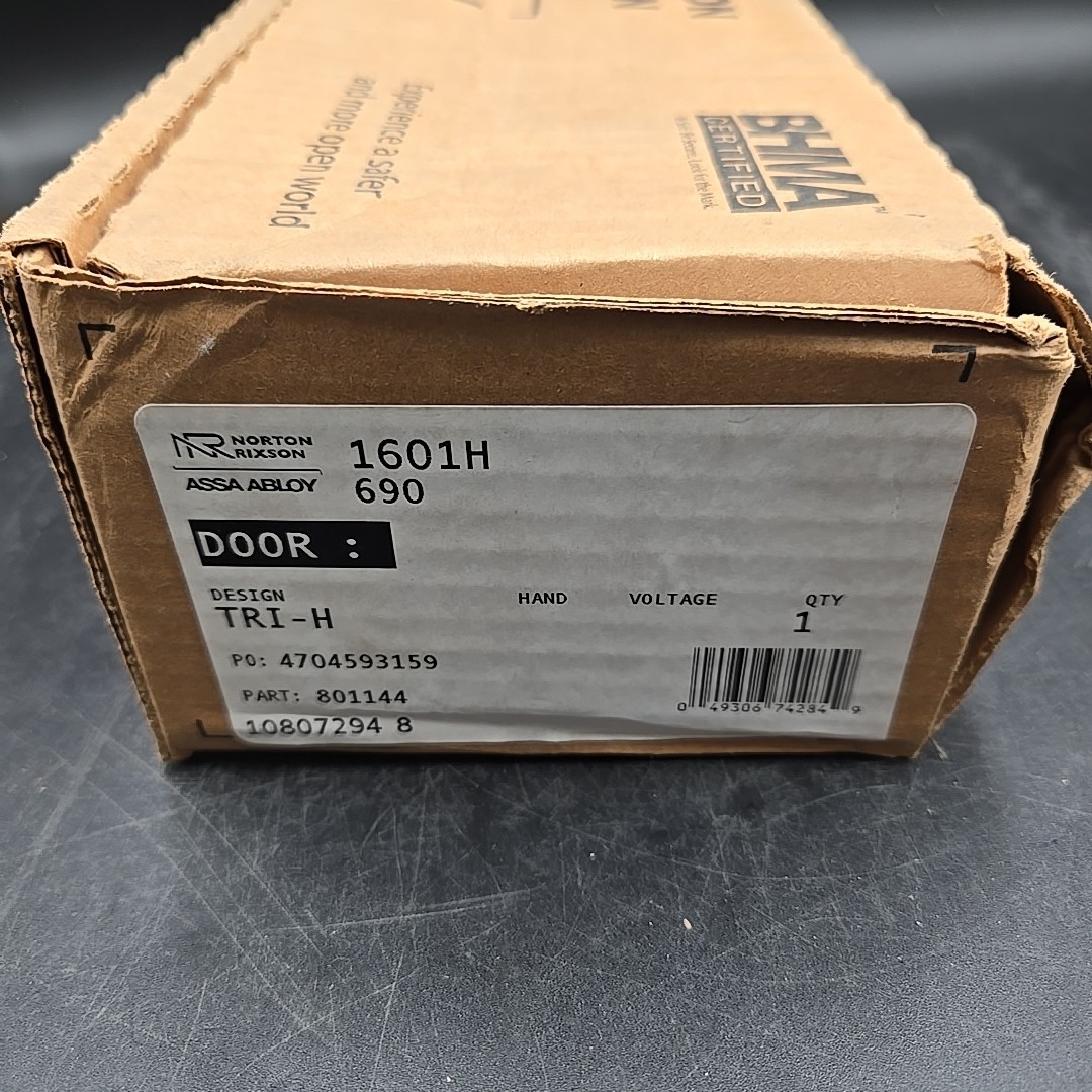 Norton Rixson Assa Abloy 1601H 690 Hold Open Arm Door Closer - Dark Bronze