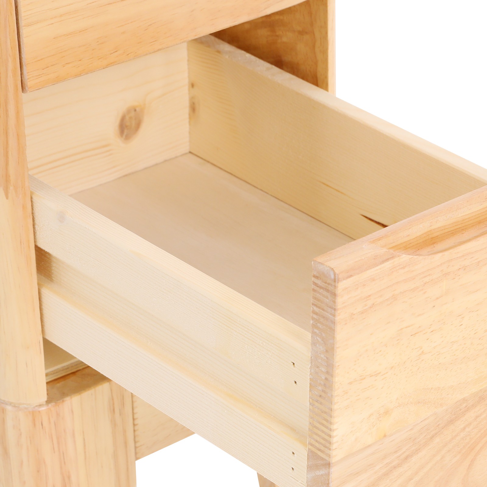 Wood Bedside Table, Sofa Side Table, Bedside Table with Drawers Bedside Table