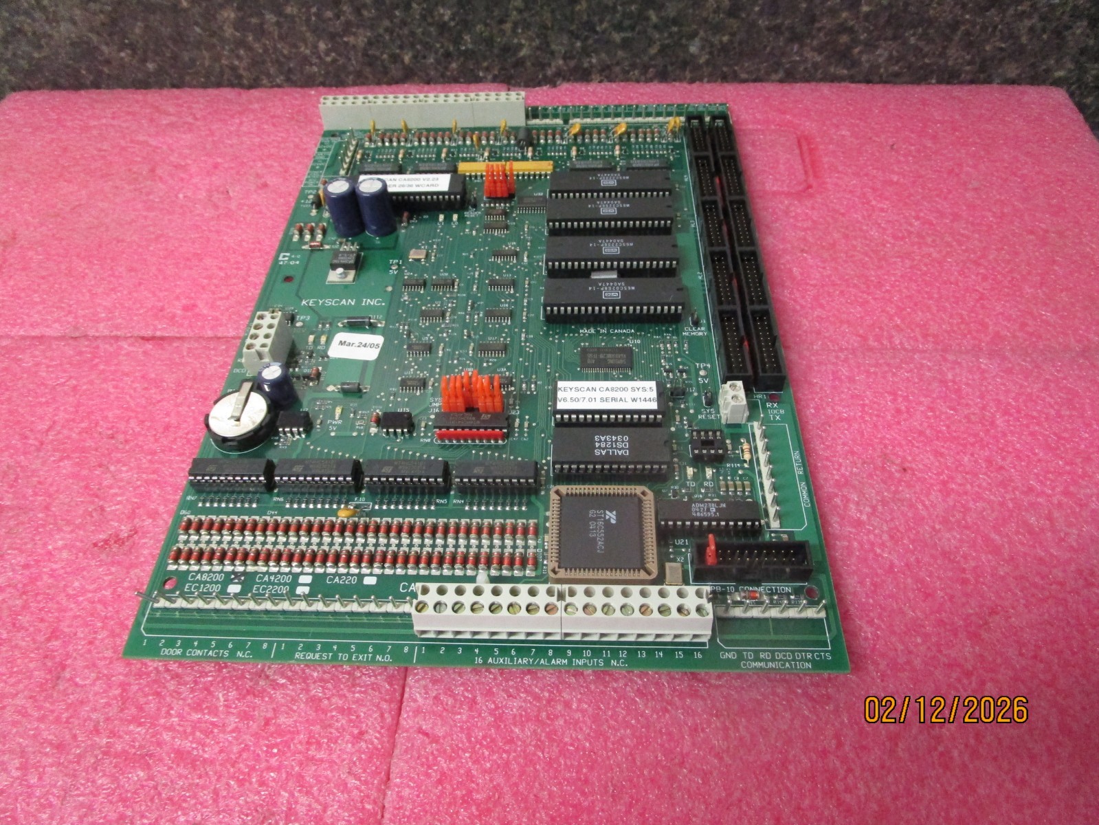 Keyscan 8 Door Access Control Unit CA8200 V2.23 / CA8200 SYS.5