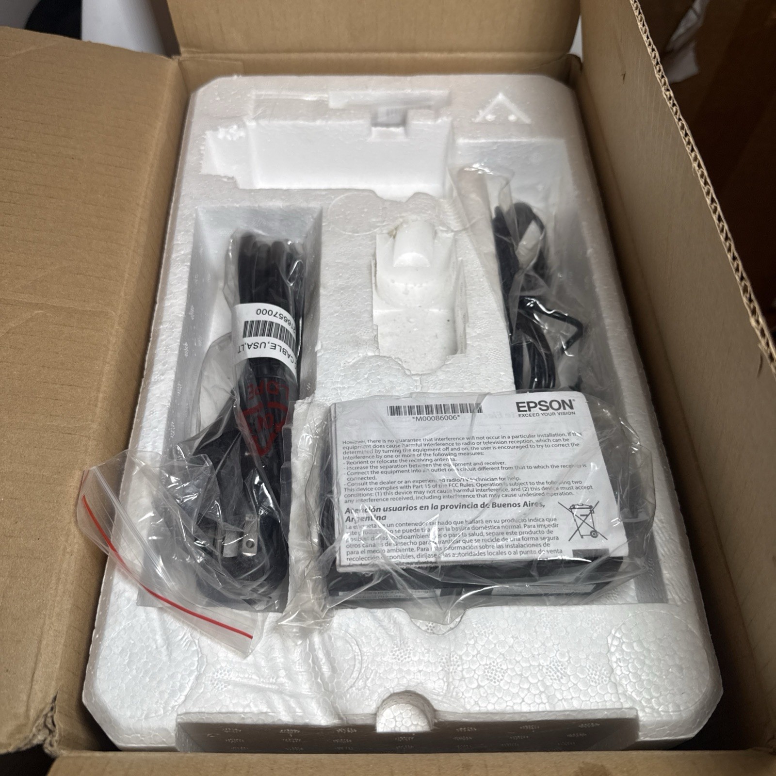 Epson TM-U220B Kitchen Receipt Printer Complete In Box