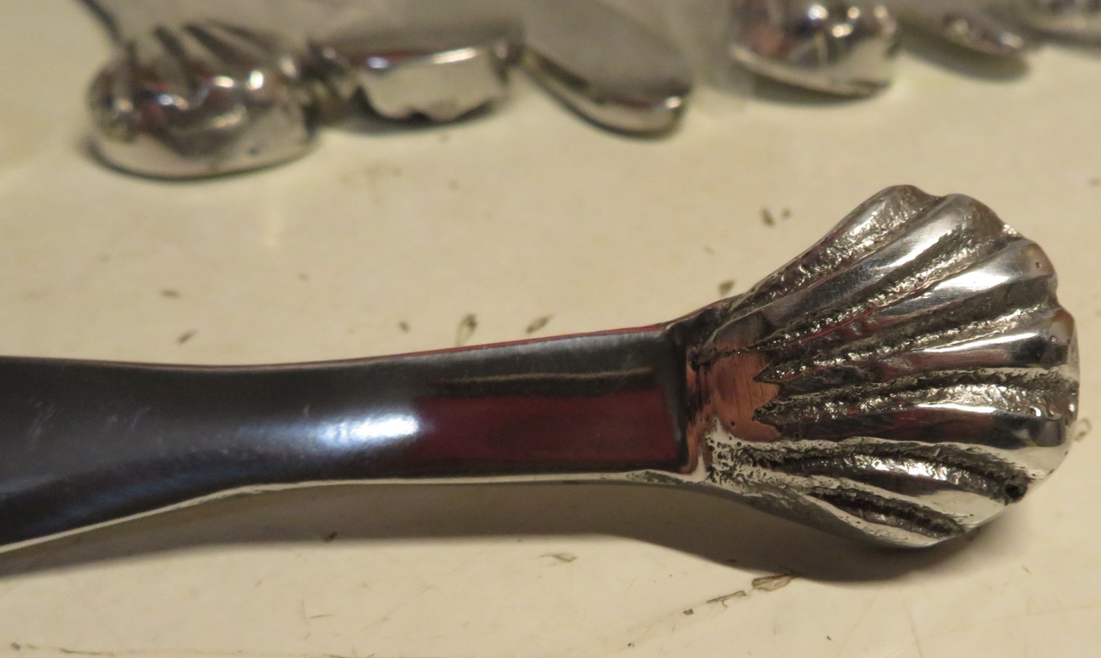 11 Pc Seashell Cheese Server Set Spatula Stir Stick Unknown Serving Lot 5" Set