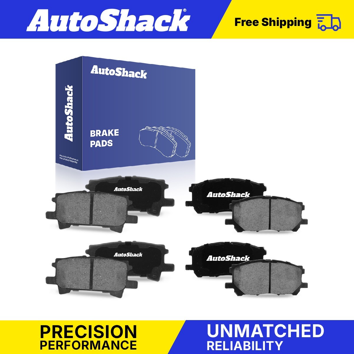 Front Rear Ceramic Brake Pad Set for 2007-2009 Lexus RX350 2004-2006 Lexus RX330