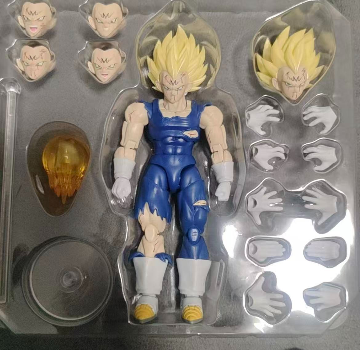 Black Hole TK Custom 1/12 shf Majin Vegeta 3.0 SOLEMN VALOR version B Figure