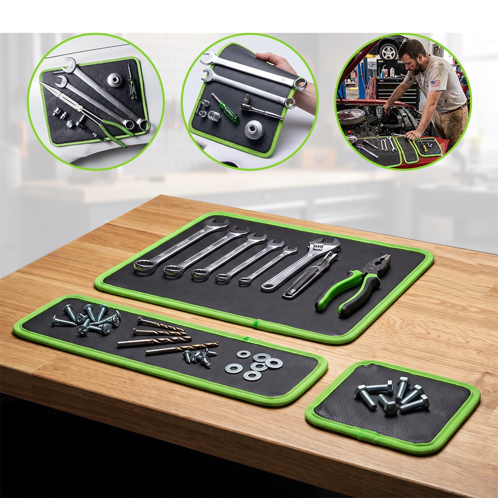 3 Pcs Flexible Magnetic Tool Holder Mat for Nuts S Screws, Parts Tool Holder Pad