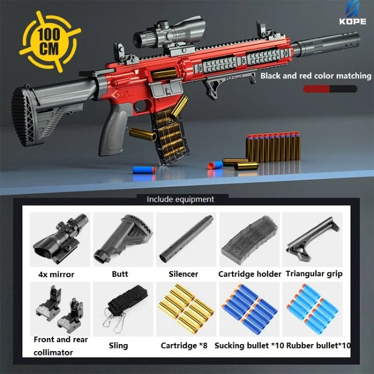 USA SELLER 🔥 M416 Toy Gun Rifle Sniper Blaster Soft Bullet Launcher Fun Toy NEW