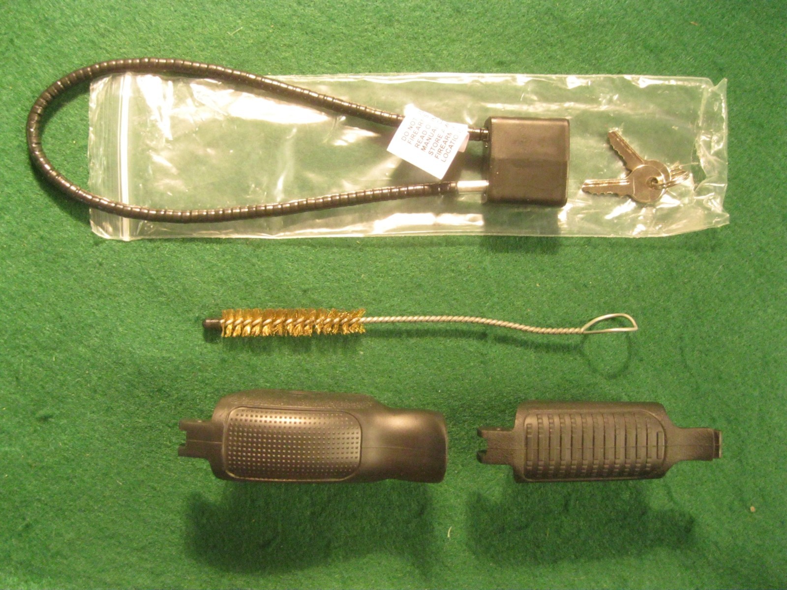 Girsan MC285A 9mm Case, Empty Box Side Label, Lock, Grips, Brush*