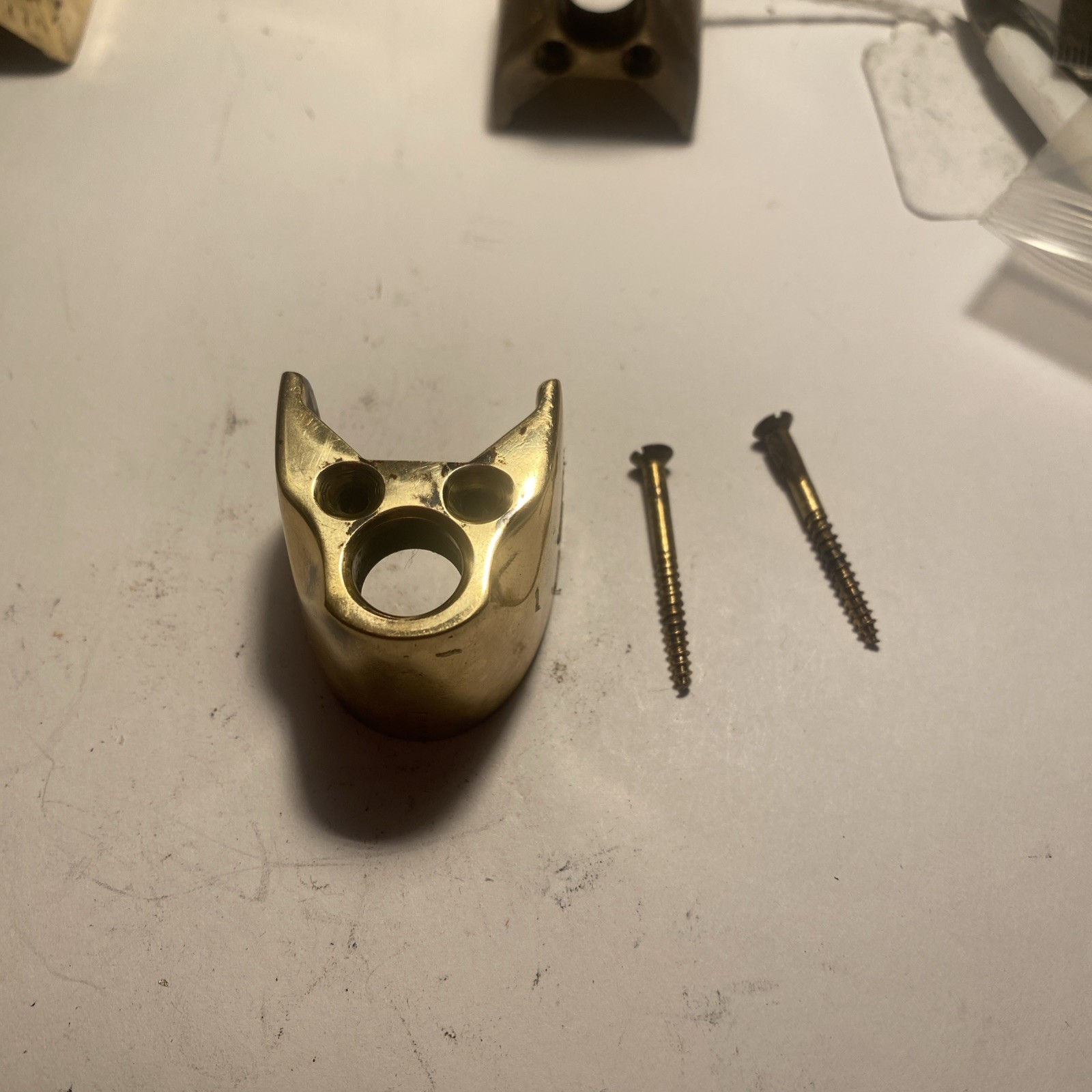 T/C Thompson Center .50 Cal. Hawken Forend Nose Cap W/ Screws- 15/16" Channel