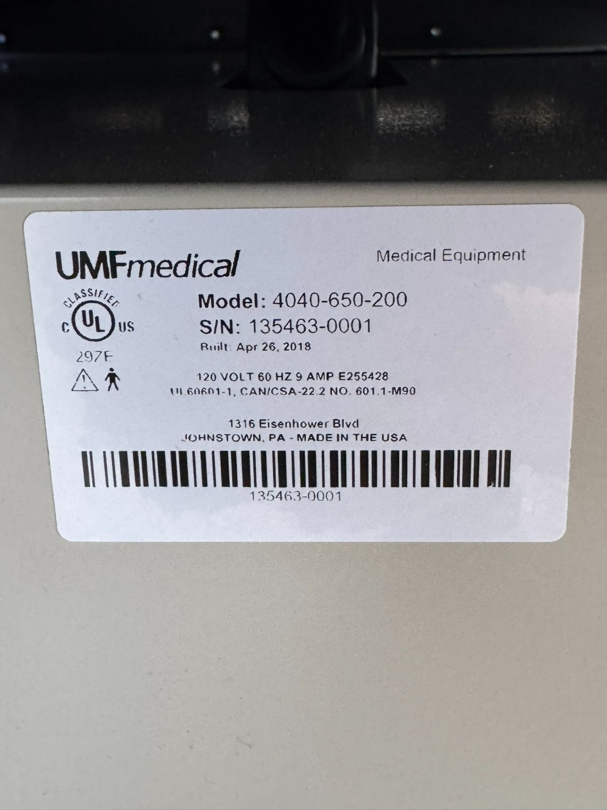 UMF Medical 4040 Full Power Exam Table