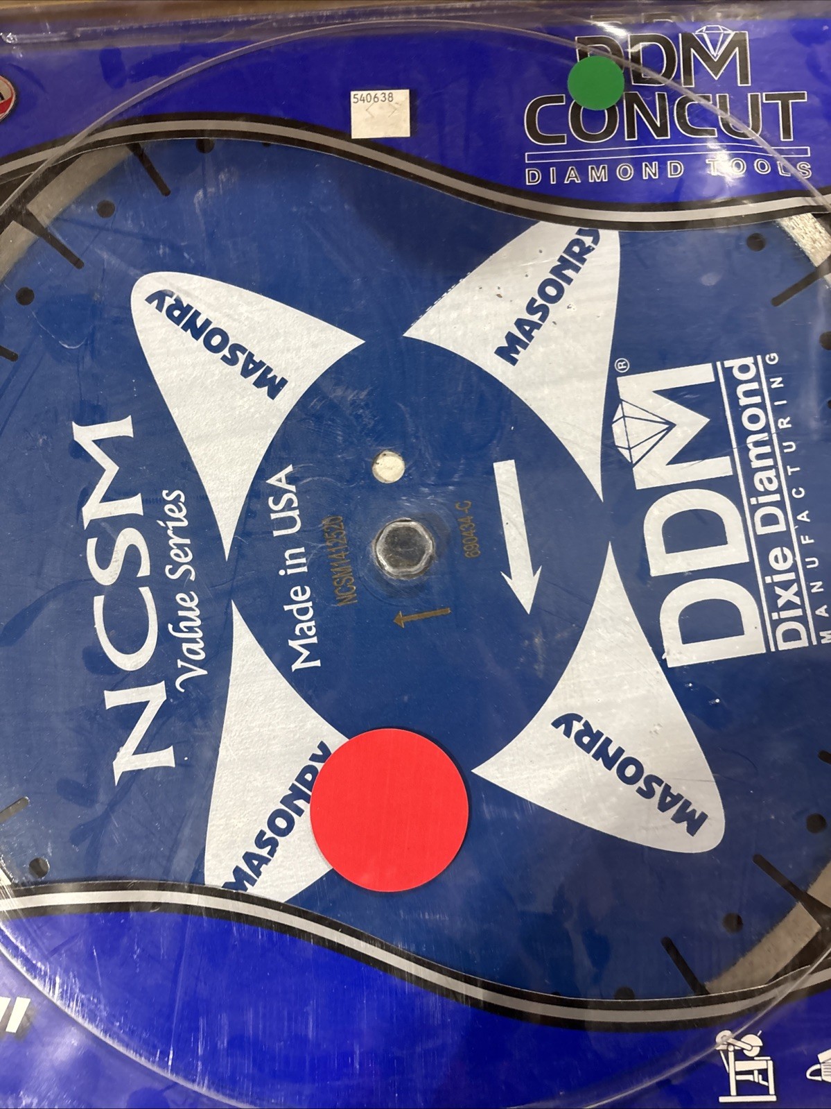 DDM Concut 14” Diamond Tools NCSM1412520. Masonry