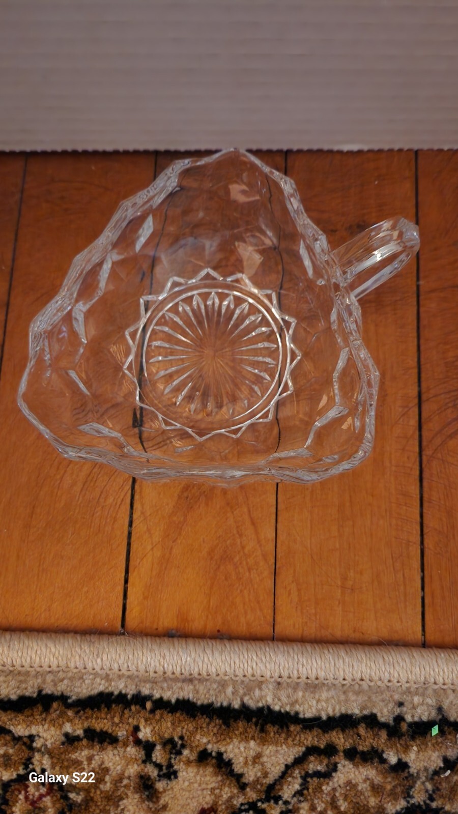 Excellent Clear Glass Fostoria American Nappy Dish!