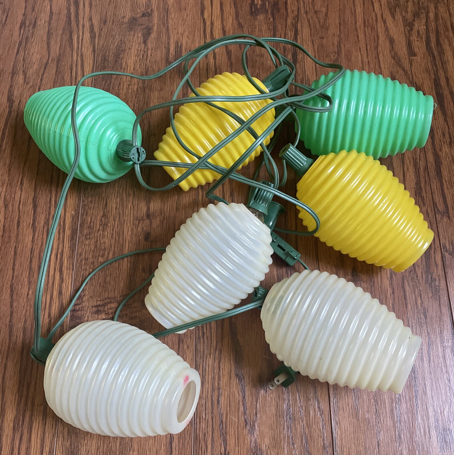 Vintage Blow Mold Bee Hive String Lights Patio Camper Tested Working
