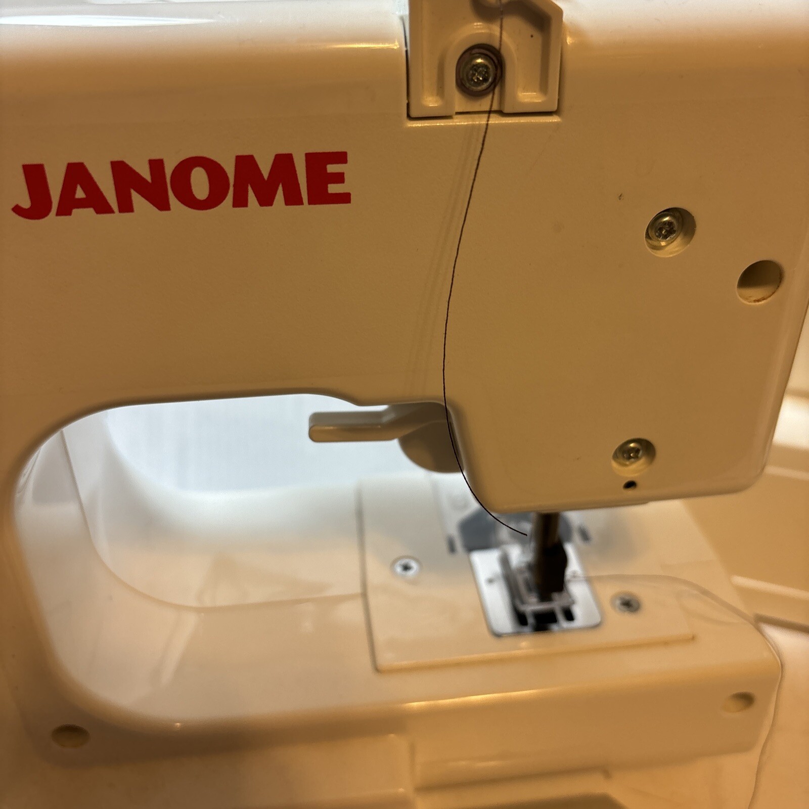 Janome Sew Mini Model 525 Electric Sewing Machine Small Compact, Tested- Works!