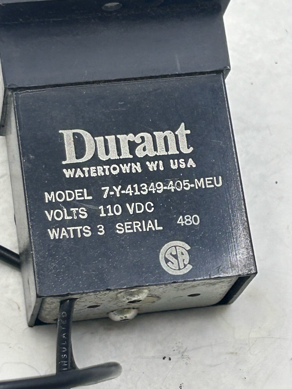 Durant 7-Y-41349-405-MEU Used