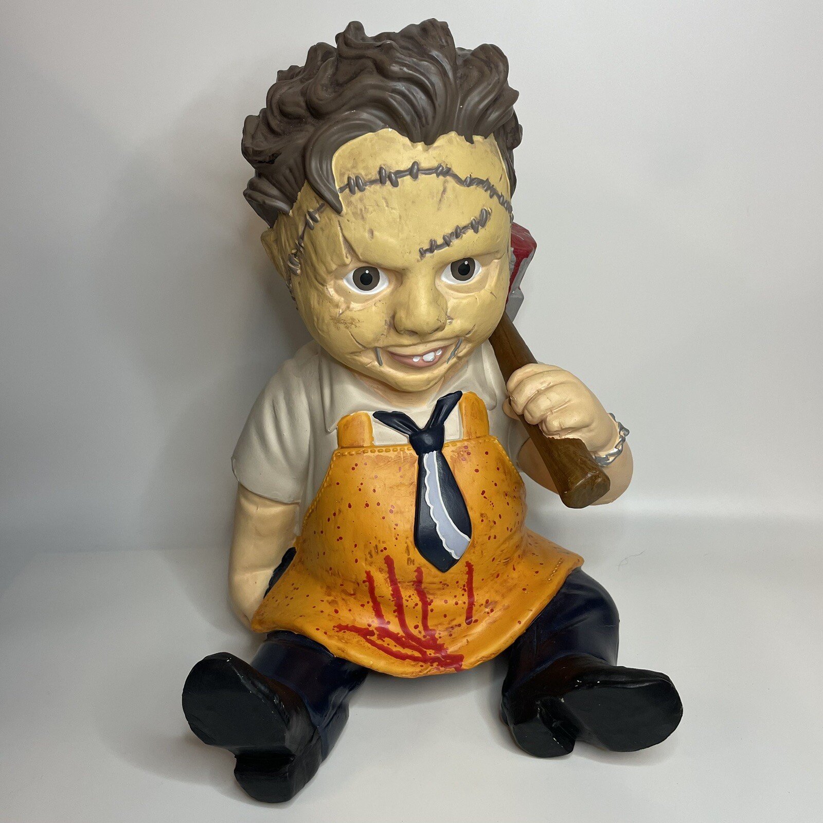 The Texas Chainsaw Massacre 14" Leatherface w/ Bloody mallet Horror Babies Prop