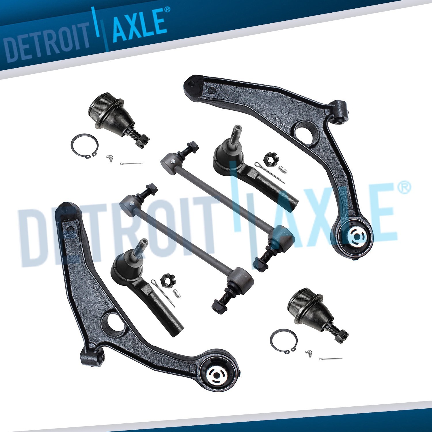 Front Lower Control Arm Tierod Sway Bar w/Ball Joint for 2009-2015 Dodge Journey