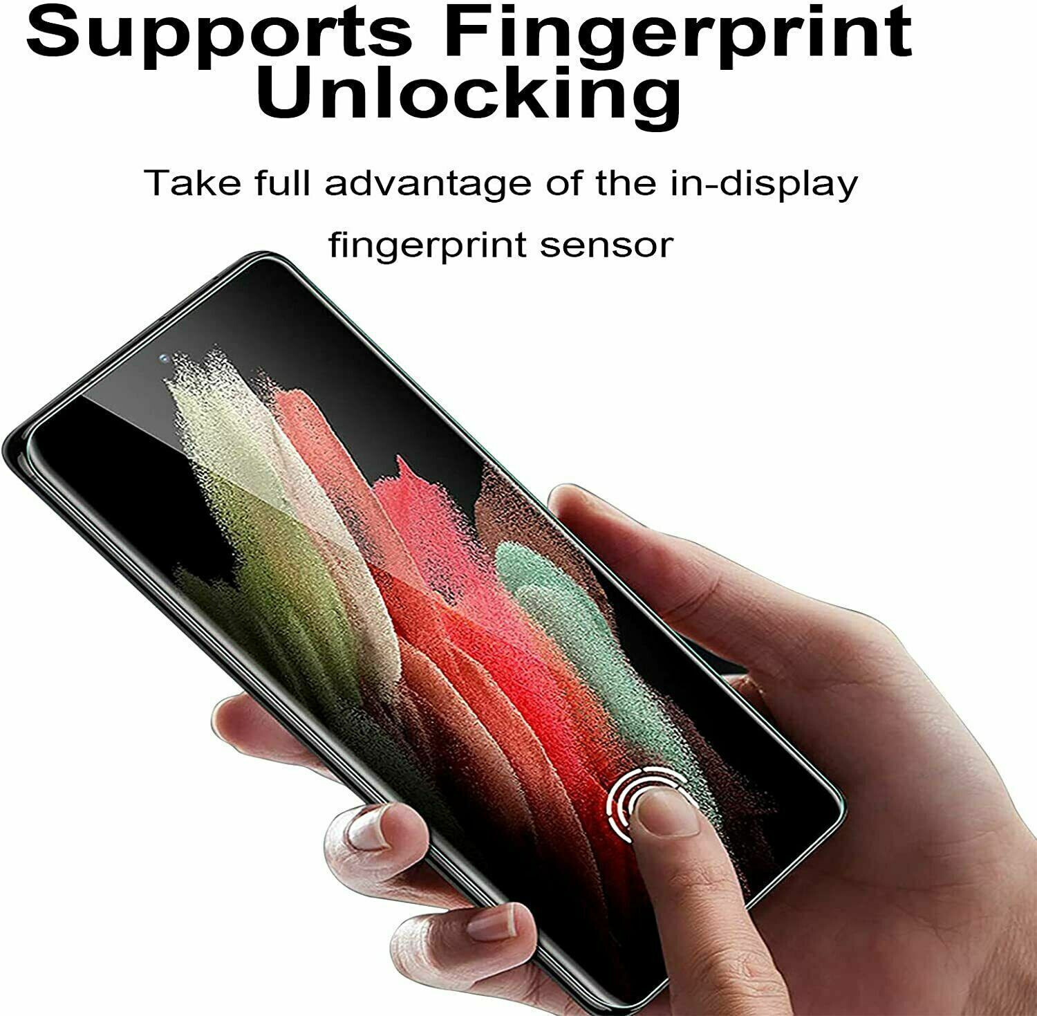 3X Tempered Glass Screen Protector For Samsung Galaxy S24 S23 S22 S21 PLUS ULTRA