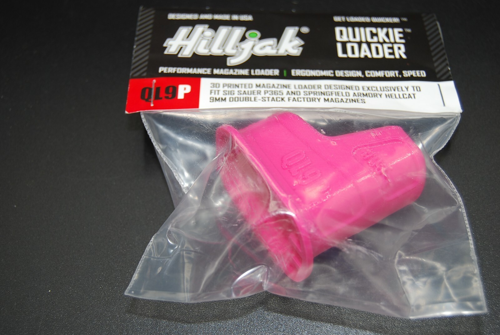 Hilljak Sauer P365 QL9P Quickie Loader and Springfield Armory Hellcat PINK