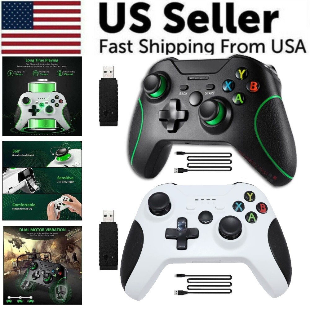 Wireless Controller For Microsoft Xbox One / S / X / E / Windows 7 8 10 PC 2.4G