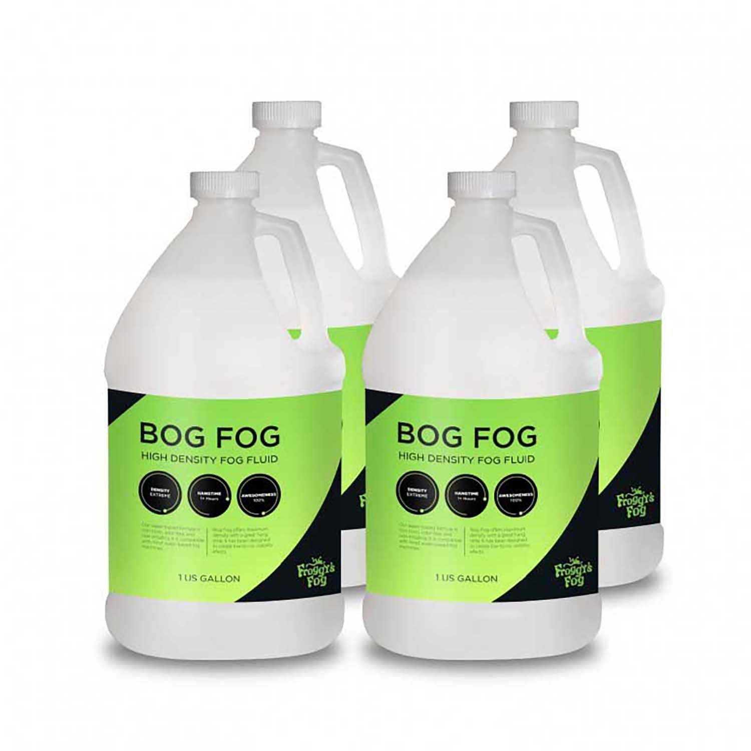 Froggy's Bog Fog Extreme High Density Fog Juice HDF Fog Machine 4Pack Case Fluid