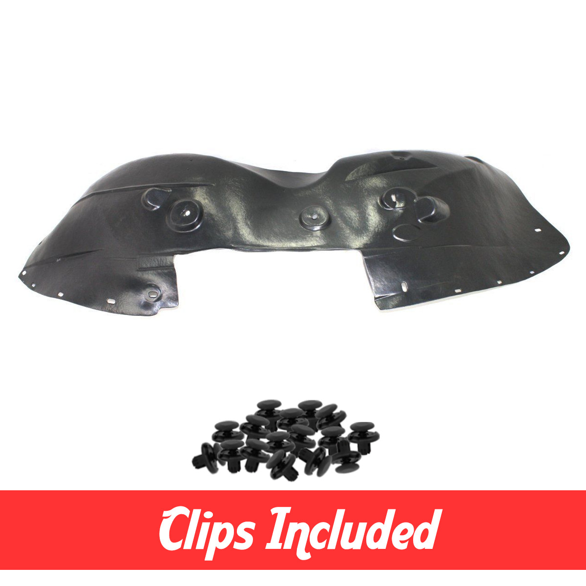 Front Passenger Side Fender Liner w/ Clips For 2008-2014 Escalade Platinum Yukon