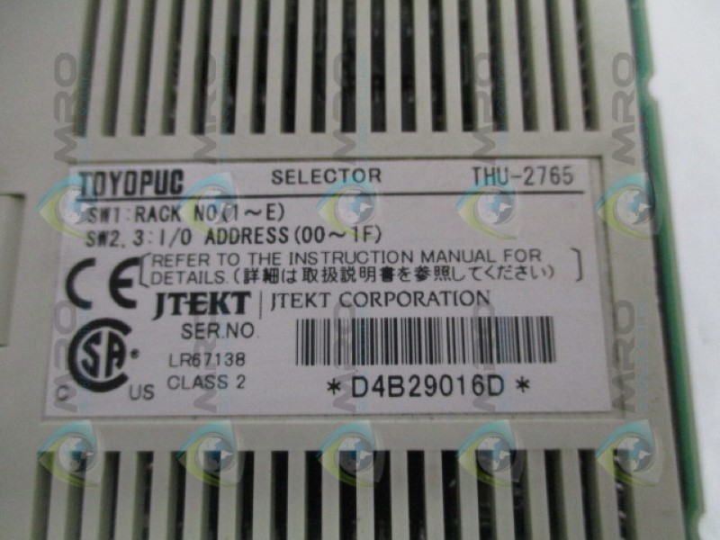 TOYODA THU-2765 NSMP